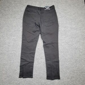 GS115 Pants Mens 32 Black Stretch Tech Moto Cargo Zippered‎ Denim Streetwear